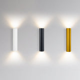 Modern Cylindrical LED 2-Light Wall Sconce