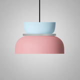 Nordic Zinc Alloy Dual-tone Dome Pendant Light LED 1-light