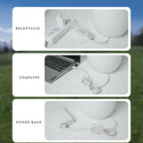 Modern Portable Solar LED Outdoor Lantern Light 1-light