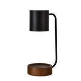 Japanese Wood 1-Light Dimmable Wax Melting Table Lamp
