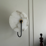 Nordic Marble Alabaster Disc Wall Sconce LED 1-light