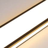 Nordic Minimalist Linear LED Flush Mount Ceiling Light