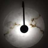 Nordic Marble Alabaster Disc Wall Sconce LED 1-light