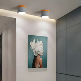 Nordic Wood Accent LED Ceiling Light 1-Light