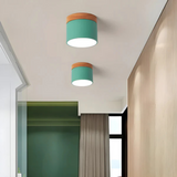 Nordic Wood Accent LED Ceiling Light 1-Light