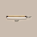 Nordic Minimalist Linear LED Flush Mount Ceiling Light