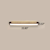 Nordic Minimalist Linear LED Flush Mount Ceiling Light