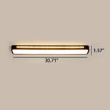 Nordic Minimalist Linear LED Flush Mount Ceiling Light