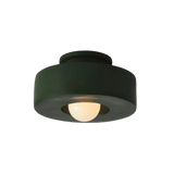 Nordic Artistic Round Resin LED Ceiling Light 1-Light
