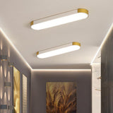 Modern Minimalist Rectangular LED Ceiling Light | 1-Light Flush Mount