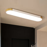 Modern Minimalist Rectangular LED Ceiling Light | 1-Light Flush Mount