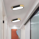 Modern Minimalist Rectangular LED Ceiling Light | 1-Light Flush Mount