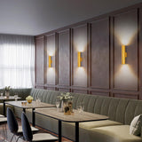 Modern Cylindrical LED 2-Light Wall Sconce