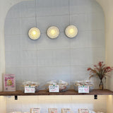 Modern Minimalist Resin Circular Wall Sconce G4 1-Light