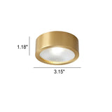 Nordic Brass Ultra-Thin LED Ceiling 1-Light