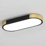 Modern Minimalist Rectangular LED Ceiling Light | 1-Light Flush Mount