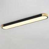 Modern Minimalist Rectangular LED Ceiling Light | 1-Light Flush Mount