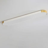 Modern Minimalist Rectangular LED Ceiling Light | 1-Light Flush Mount