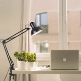 Modern Minimalist Adjustable Metal LED Table Lamp | 1-Light Clip-On