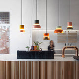 Nordic Zinc Alloy Dual-tone Dome Pendant Light LED 1-light