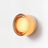 Modern Glass Round Wall Sconce LED 1-Light