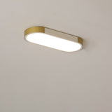 Modern Minimalist Rectangular LED Ceiling Light | 1-Light Flush Mount