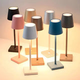 Modern Scandinavian Aluminum LED Table Lamp 1-Light