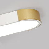 Modern Minimalist Rectangular LED Ceiling Light | 1-Light Flush Mount