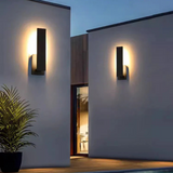 Minimalist Waterproof Outdoor Square Wall Sconce LED 1-Light