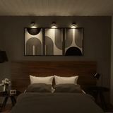 Modern Wood Grain LED Wall Light 1-Light