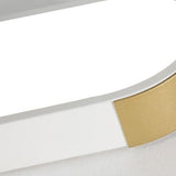 Modern Minimalist Rectangular LED Ceiling Light | 1-Light Flush Mount