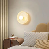 Nordic Glass Olive Disc Wall & Ceiling Light LED 1-light