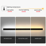 Minimalist Edge Linear Metal Outdoor Wall Light LED IP65