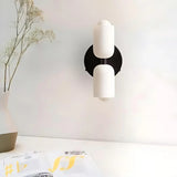 Modern Minimalist Glass Brass Wall Sconce LED 2-Light