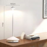 Modern Aluminium Cone LED Rechargeable Table Lamp 1-Light