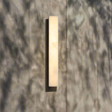 Modern Travertine Stone Cylindrical Outdoor Wall Light LED 1-Light