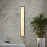 Modern Travertine Stone Cylindrical Outdoor Wall Light LED 1-Light