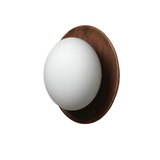 Nordic Wood Globe Wall Sconce LED 1-Light