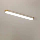 Modern Minimalist Rectangular LED Ceiling Light | 1-Light Flush Mount