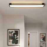 Nordic Minimalist Linear LED Flush Mount Ceiling Light