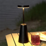 Modern Iron Cone LED Rechargeable Table Lamp 1-Light