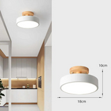 Nordic Wooden LED Ceiling Light 1-Light