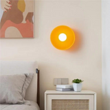 Nordic Glass Olive Disc Wall & Ceiling Light LED 1-light
