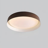 Wabi-Sabi Wood Grain Round Ceiling Light LED 1-Light
