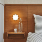 Modern Glass Round Wall Sconce LED 1-Light