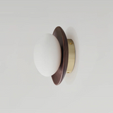 Nordic Wood Globe Wall Sconce LED 1-Light