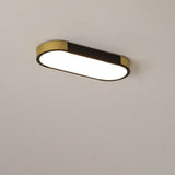 Modern Minimalist Rectangular LED Ceiling Light | 1-Light Flush Mount
