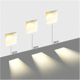 Nordic Frameless Stainless-Steel Stair LED Wall 1-Light with Sensor