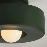 Nordic Artistic Round Resin LED Ceiling Light 1-Light