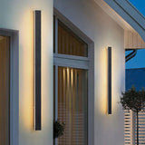 Minimalist Edge Linear Metal Outdoor Wall Light LED IP65